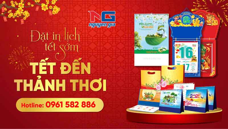 Đặt lịch tết sớm 