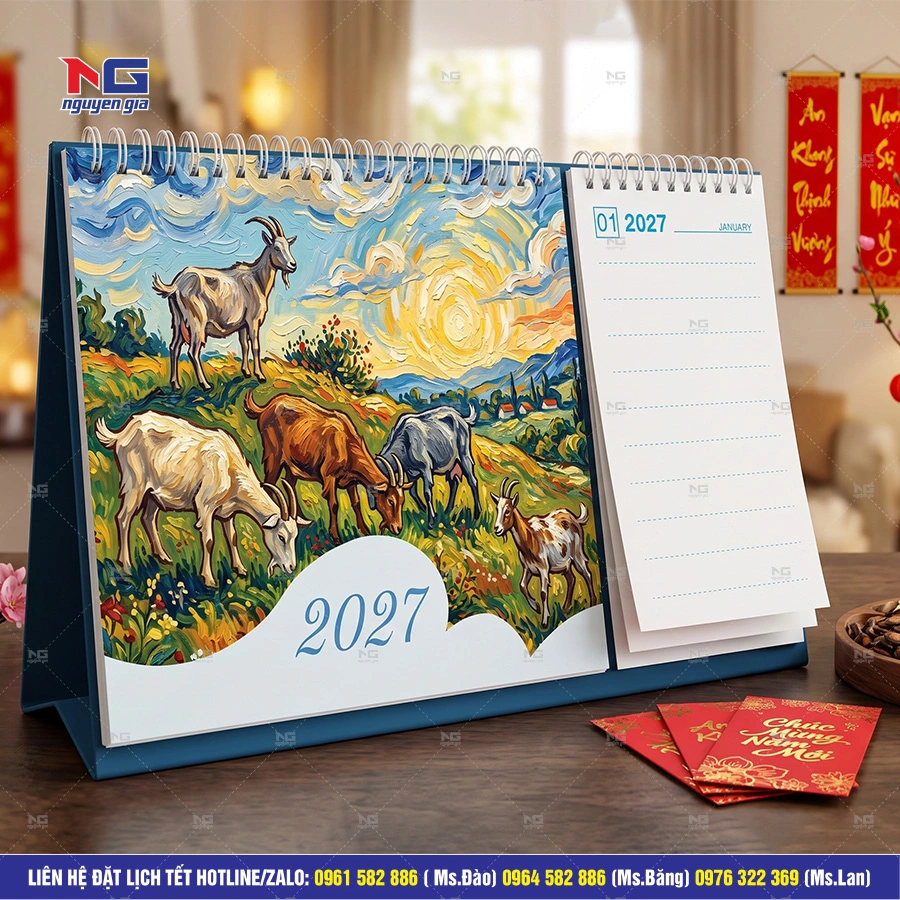 mẫu lịch bàn tết 2027
