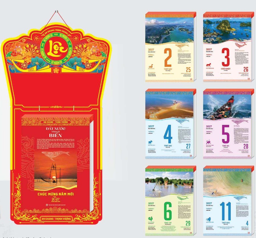 lịch bloc đẹp
