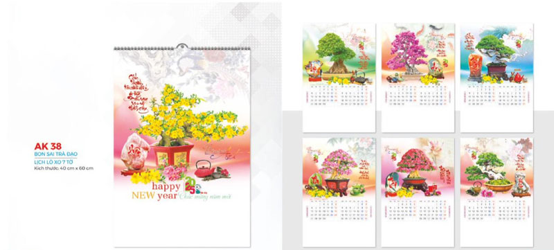 Lịch treo tường AK 38