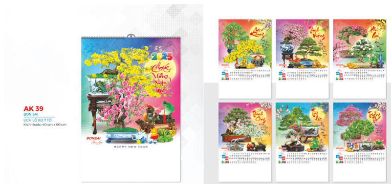 Lịch treo tường AK 39