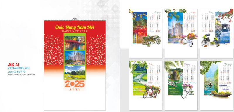 Lịch treo tường AK 41