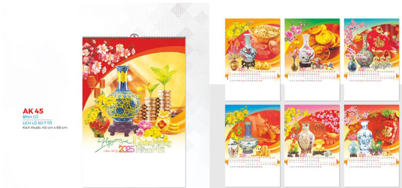 lịch treo tường AK 45