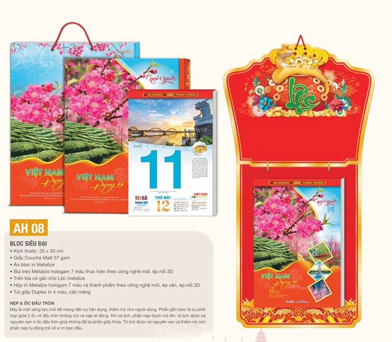 mẫu lịch bloc siêu đại Ah 08