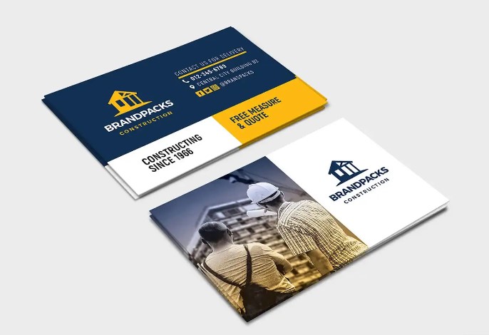 mẫu card xây dựng đẹp 