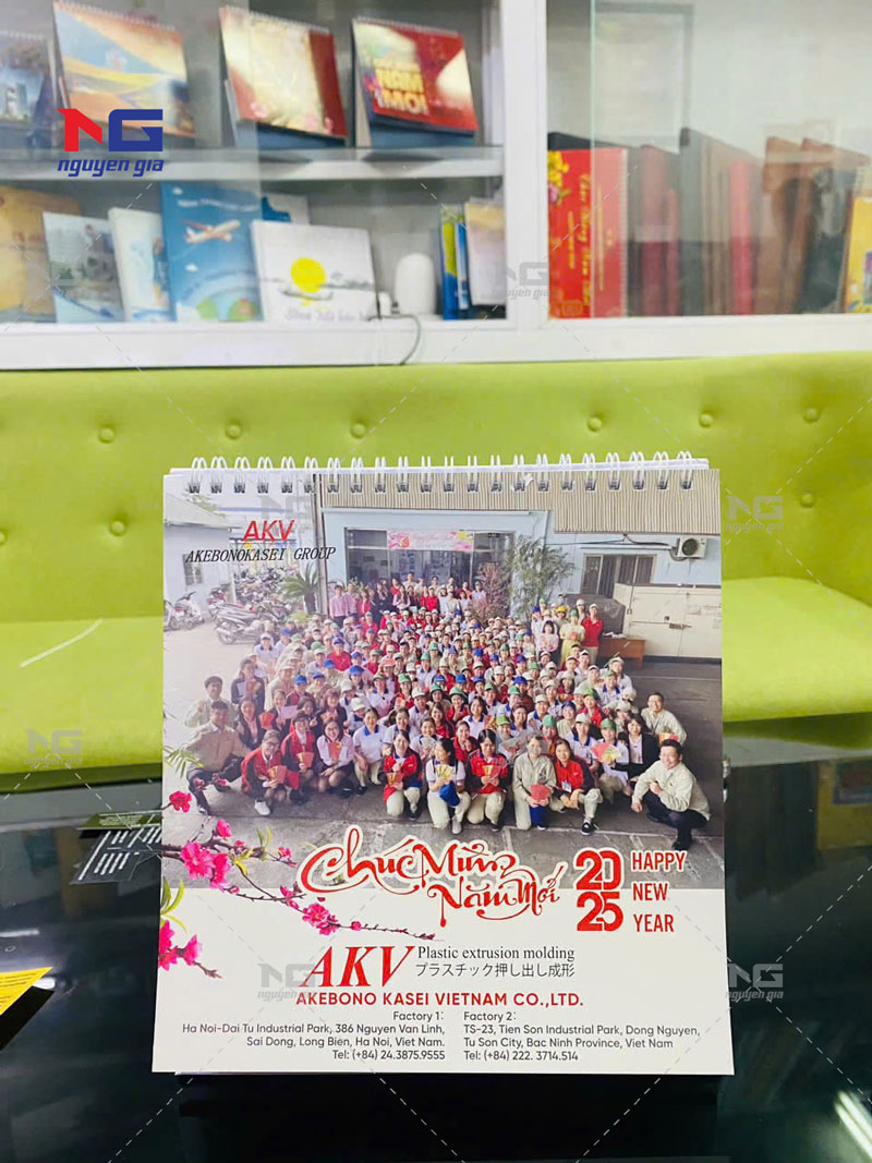 mẫu lịch bàn đẹp