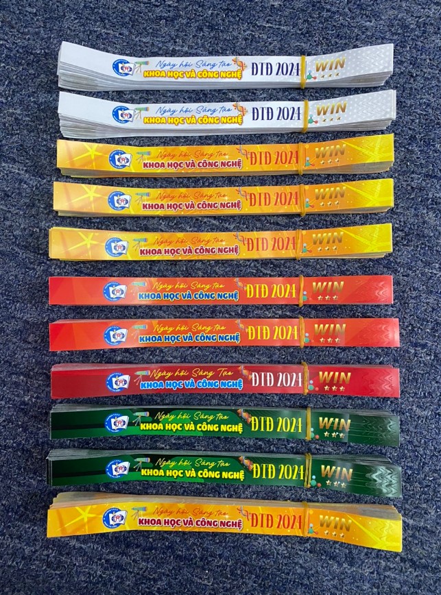 in vòng tay giấy chất lượng